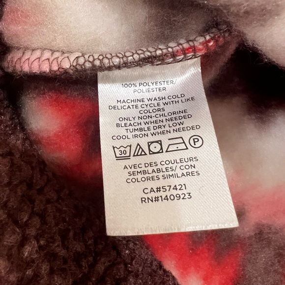 LOFT Sherpa Hoodie Sunburst Size Medium New with Tags - Picture 5 of 11